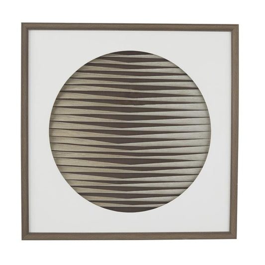 Striped Geometric 3D Wall Art