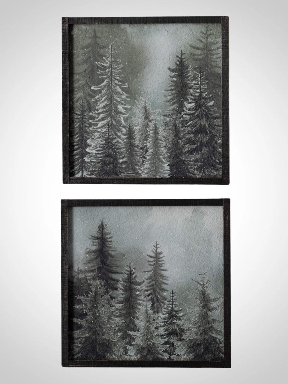 Framed Forest Scene