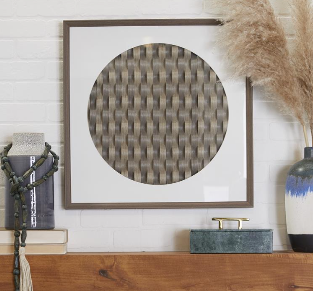 Checkered Geometric 3D Wall Art