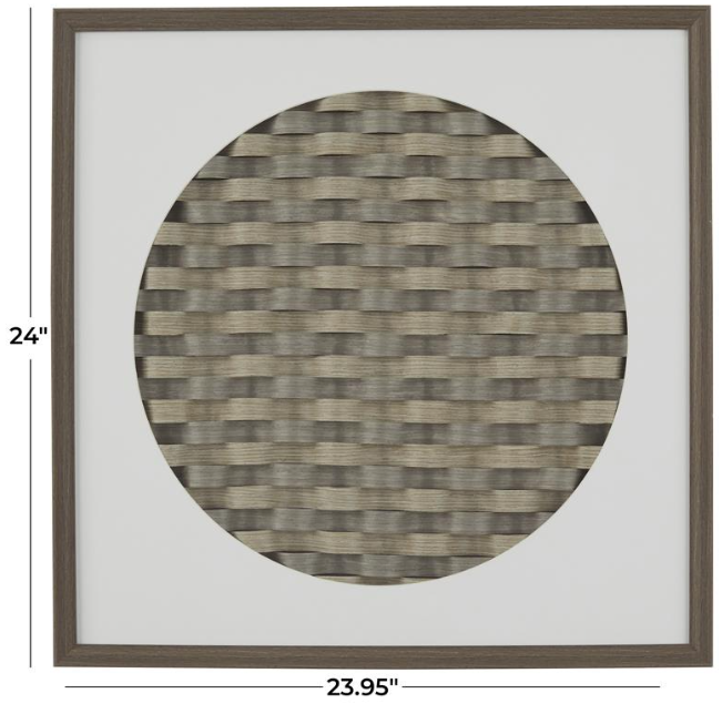 Checkered Geometric 3D Wall Art