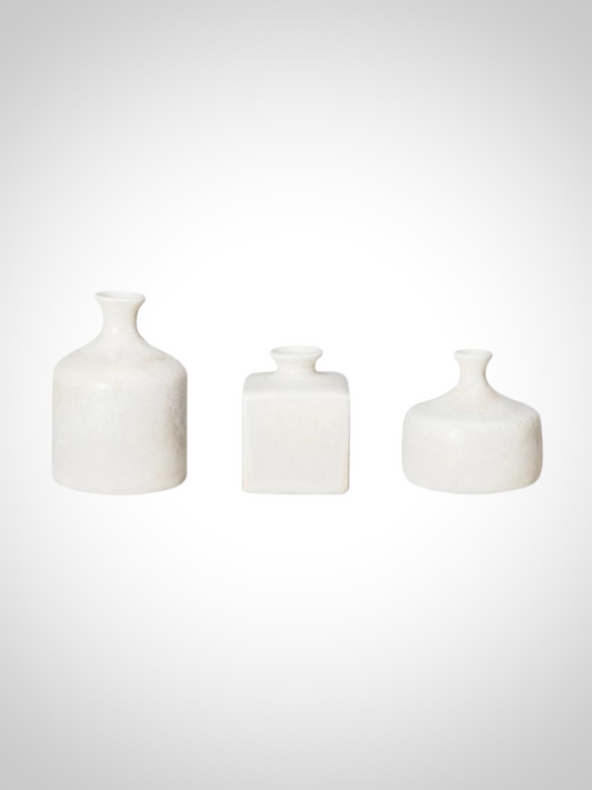 Small Cream Vases