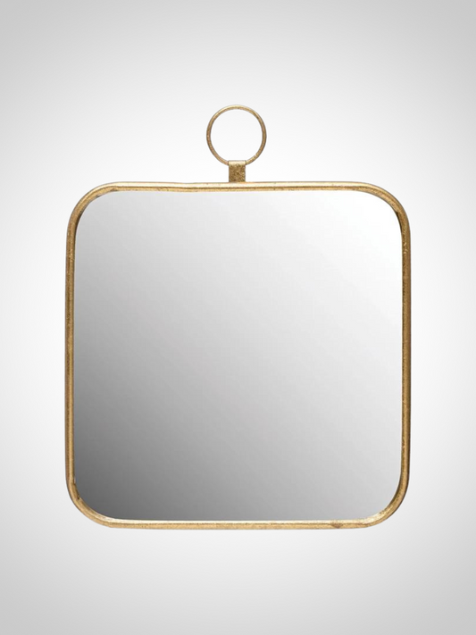 Gold Square Mirror