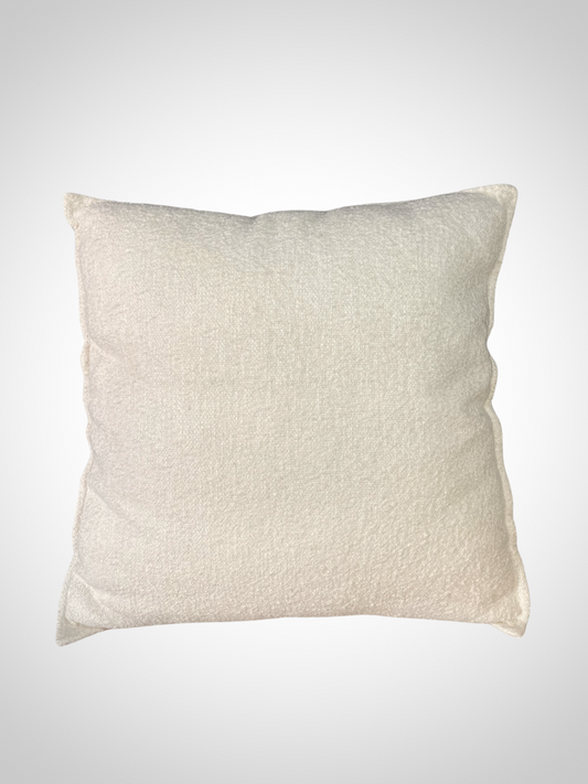 White Viscount Throw Pillow