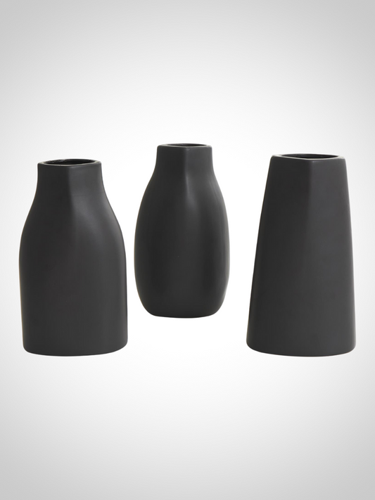 Black Modern Vases