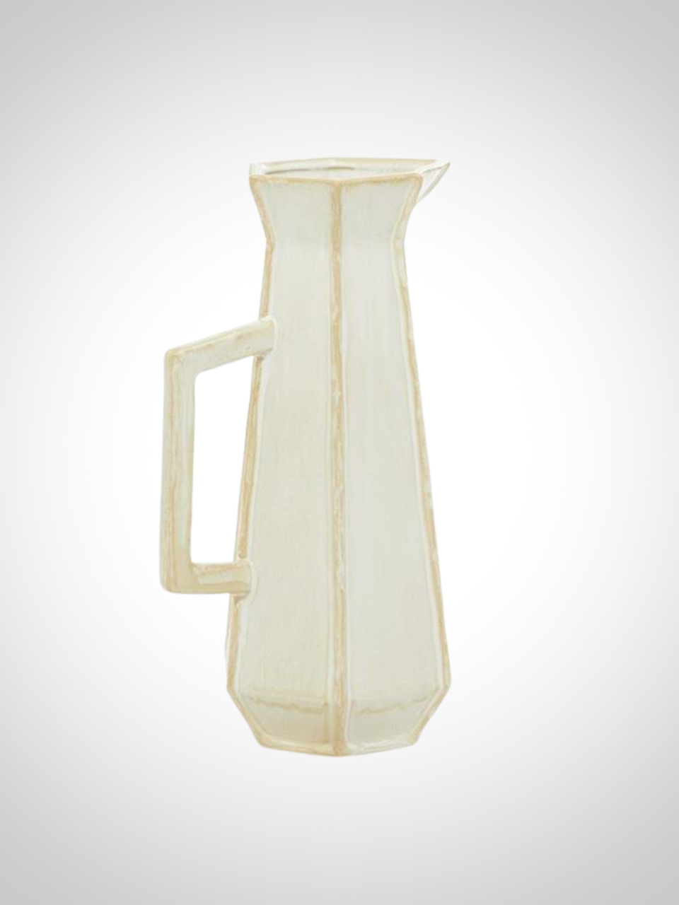 Lined Ceramic Pitcher