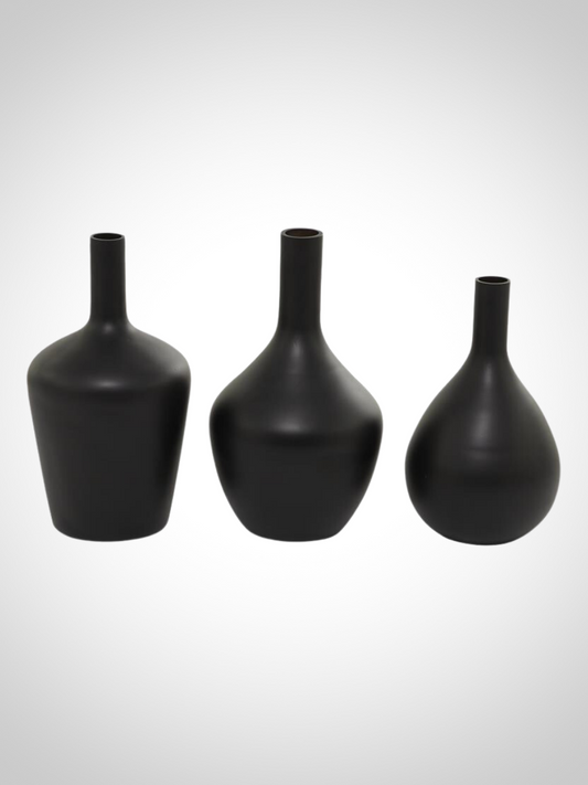 Black Modern Vase