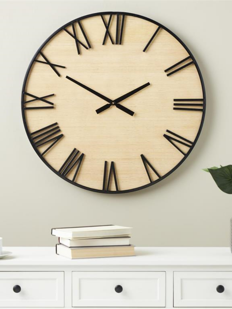 Bamboo Wall Clock