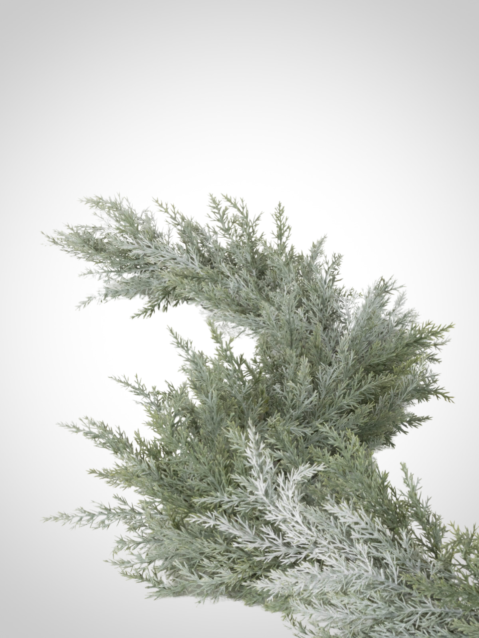 Frosted Blue Cedar Garland