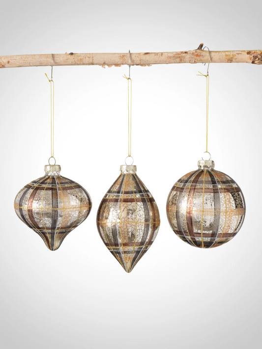 Plaid Ornament