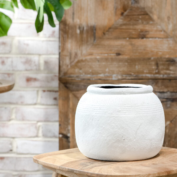 Matte White Planter