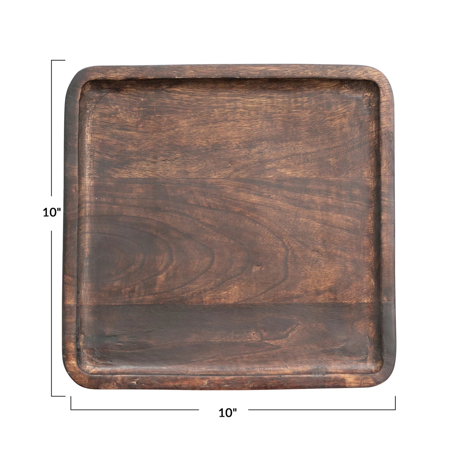 Espresso Wood Plate