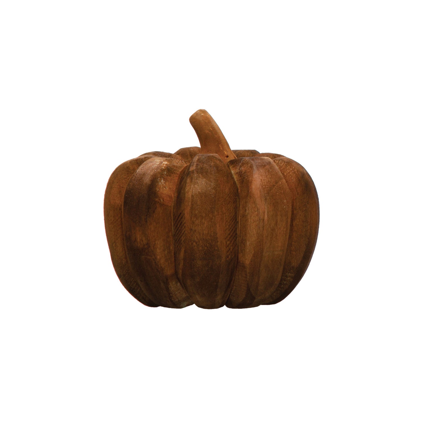 Orange Wooden Pumpkin