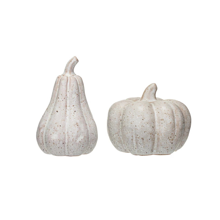 Small Stoneware Pumpkins