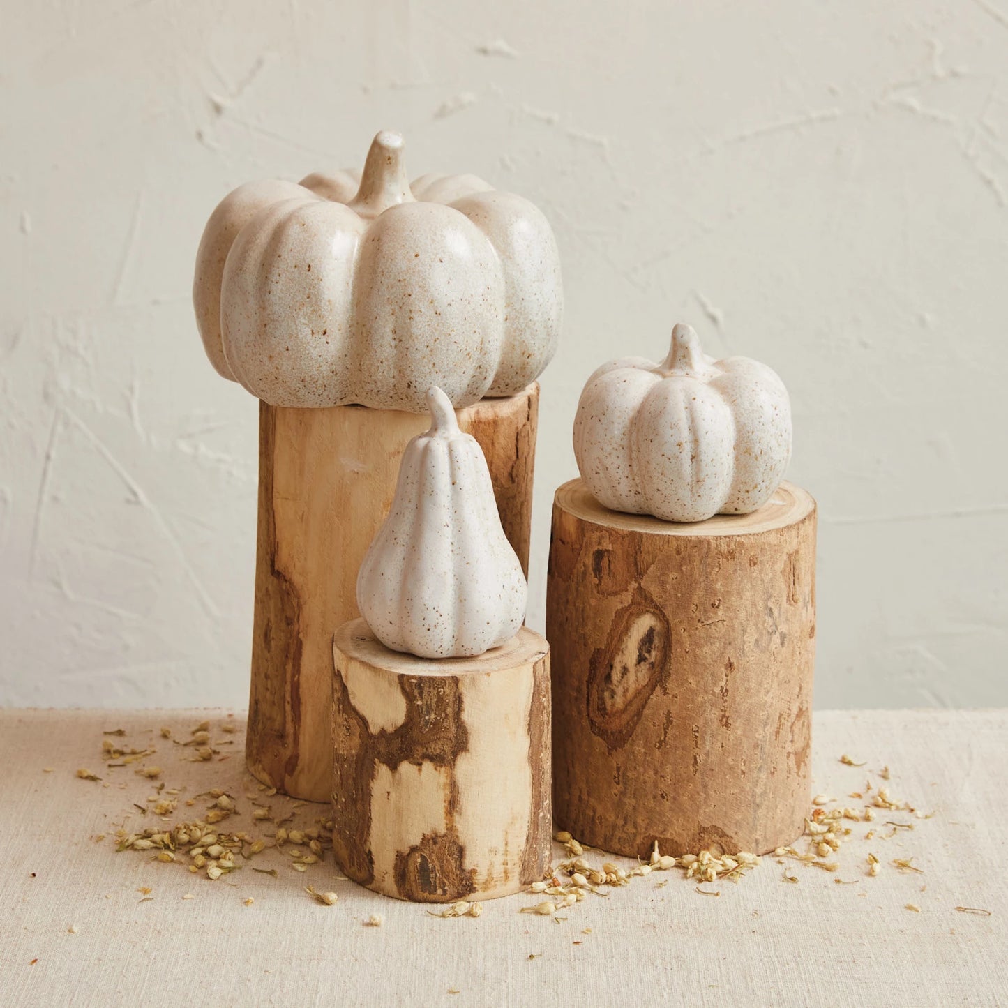 Small Stoneware Pumpkins