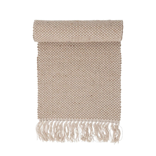 Cream Jute Table Runner