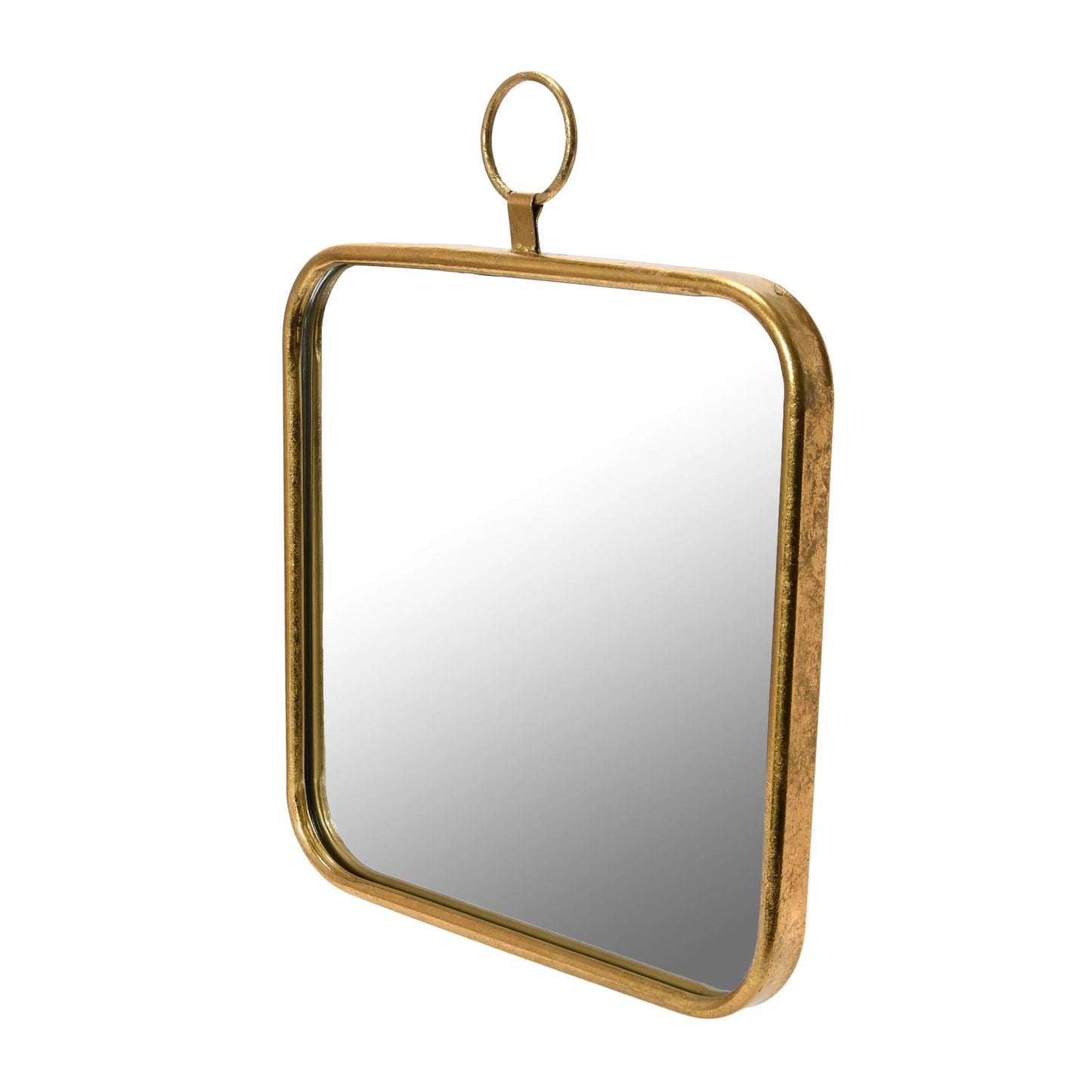 Gold Square Mirror