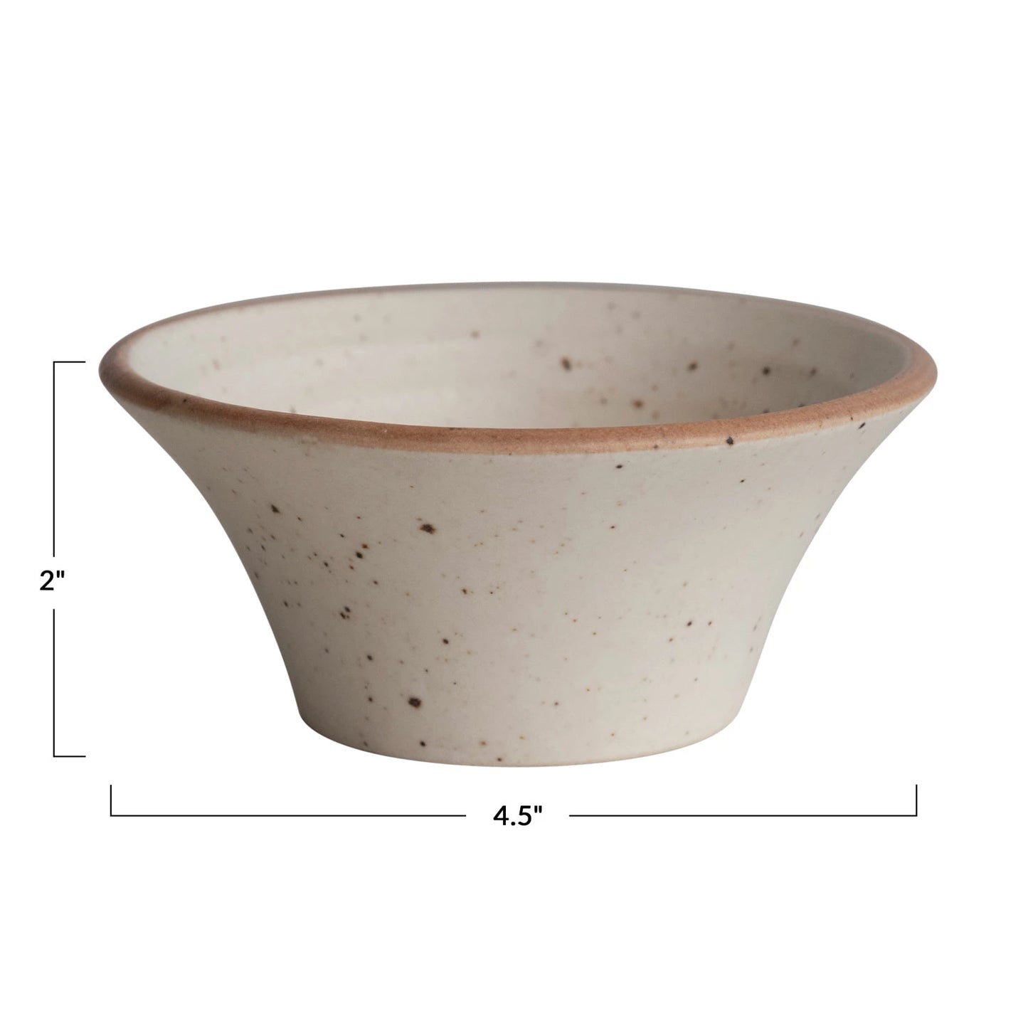 Cream Speckled Bowl