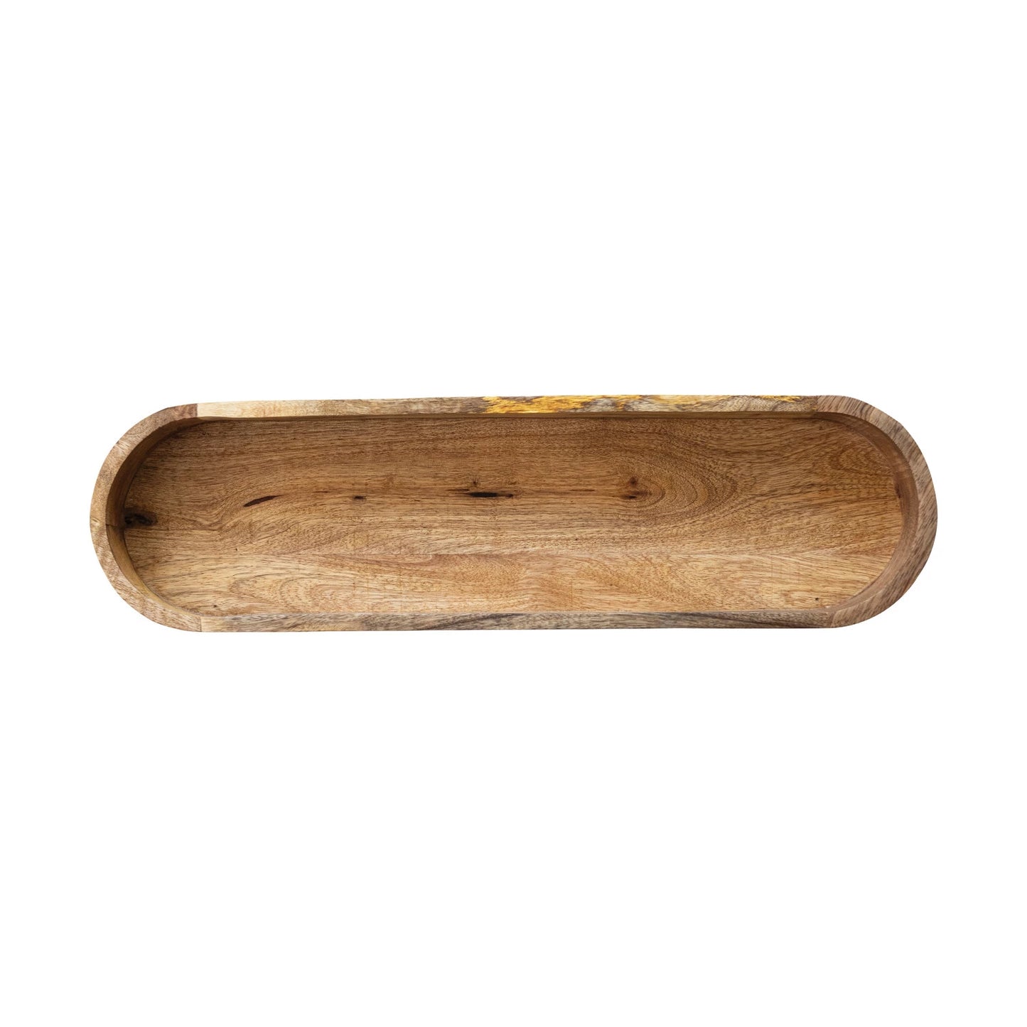 Wood Footed Tray