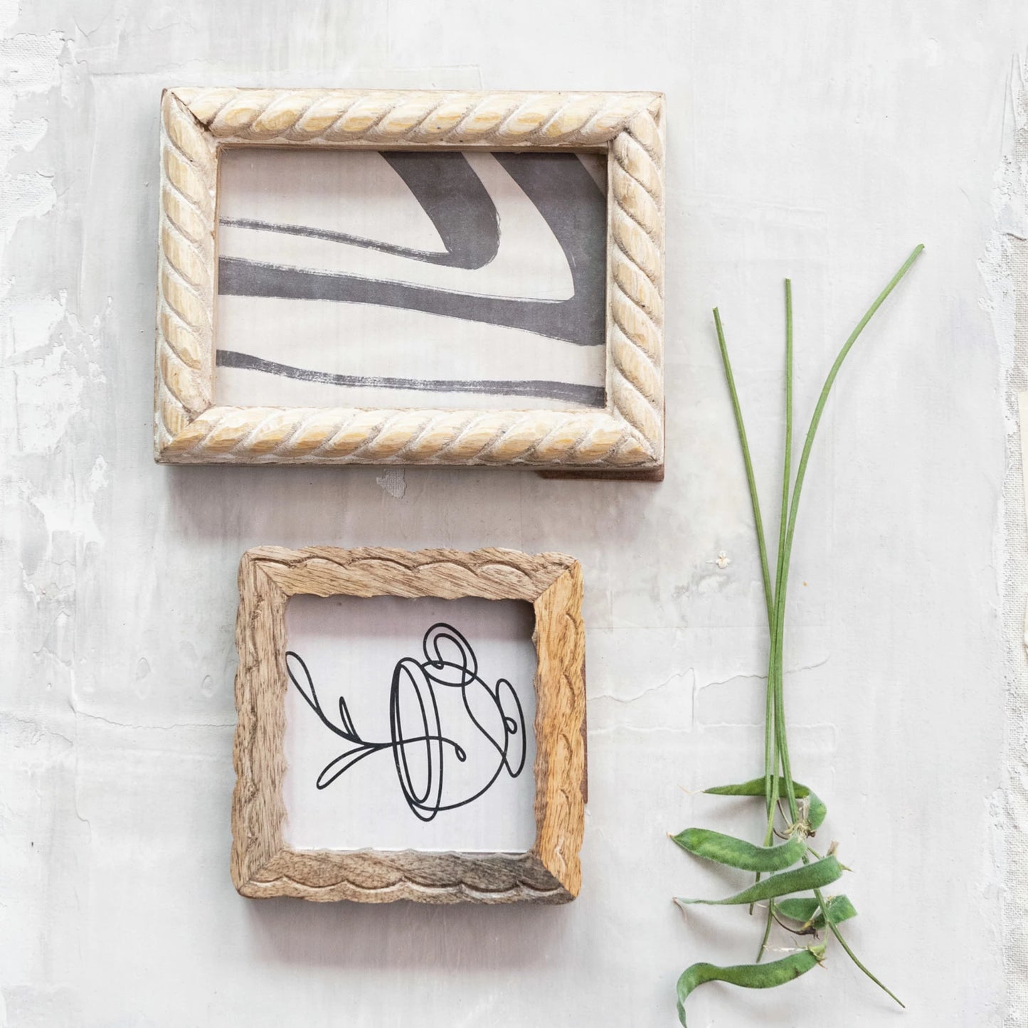 Square Wood Photo Frame