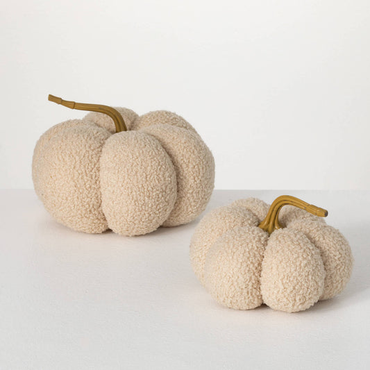 Cream Boucle Pumpkin