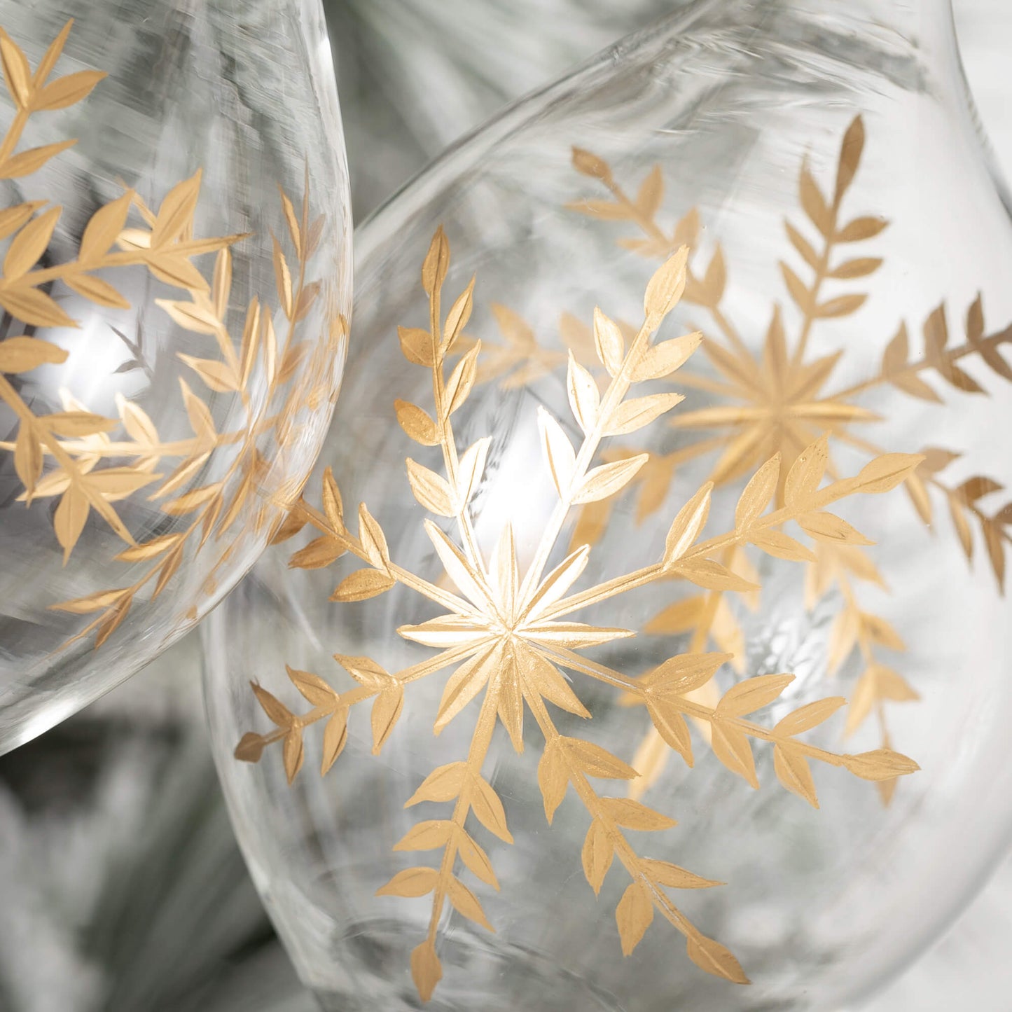 Gold Snowflake Onion Ornament