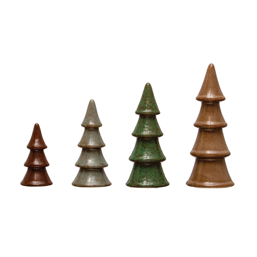 Small Stoneware Trees