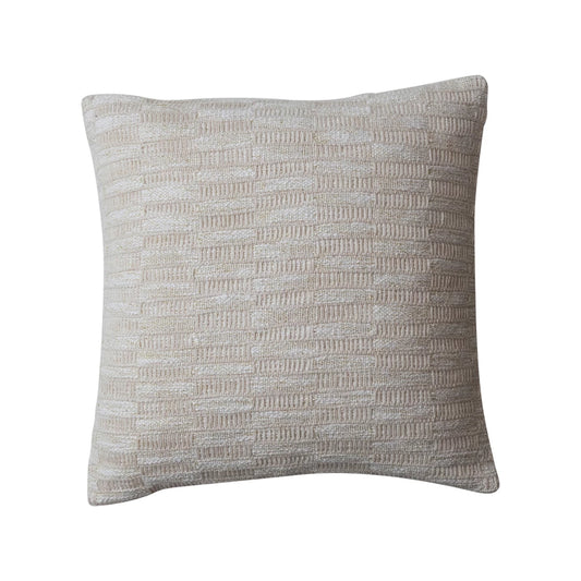 Woven Gold Threaded Pillow