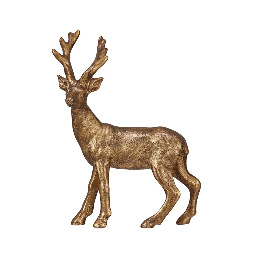 Gold Resin Deer