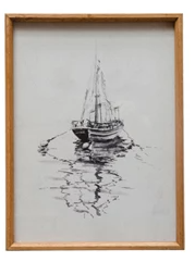 Sail Boat on Water