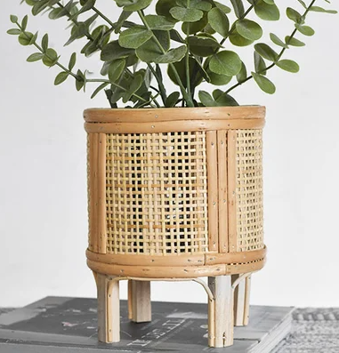 Boho Wood Planter