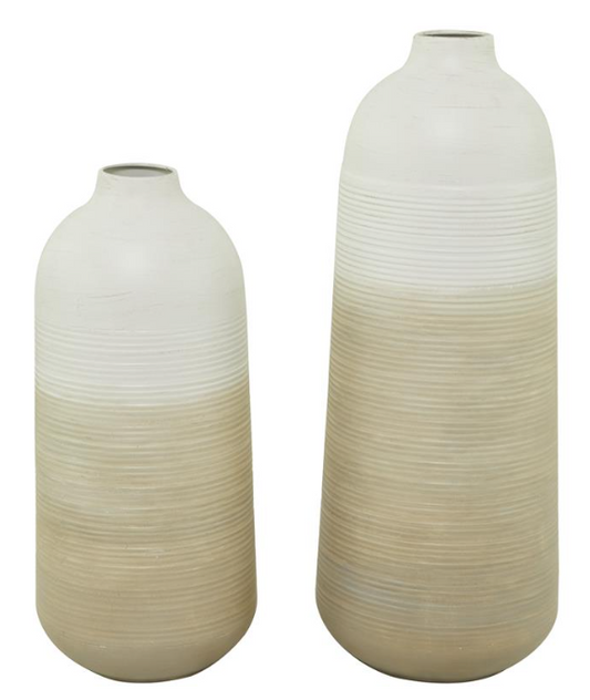 Ribbed Ombre Vase