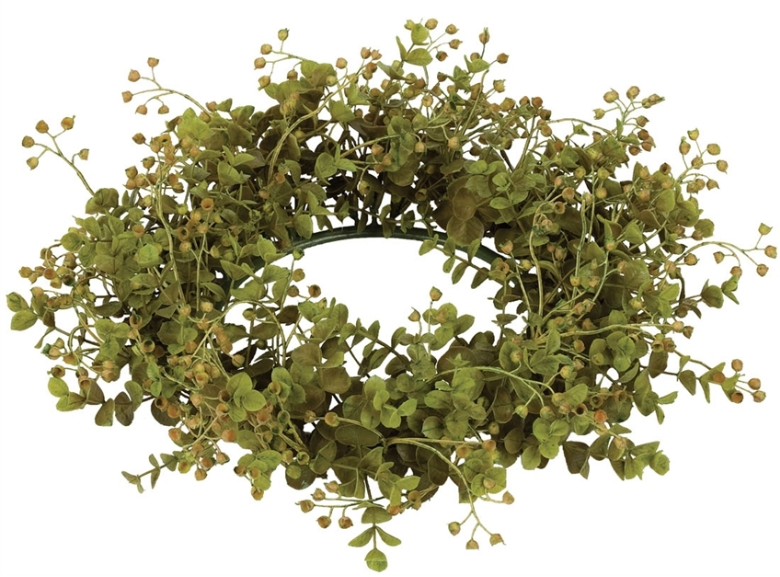 Eucalyptus Accent Wreath - Green