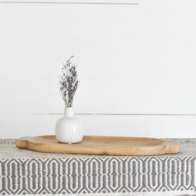 Oval Wood Serving Tray