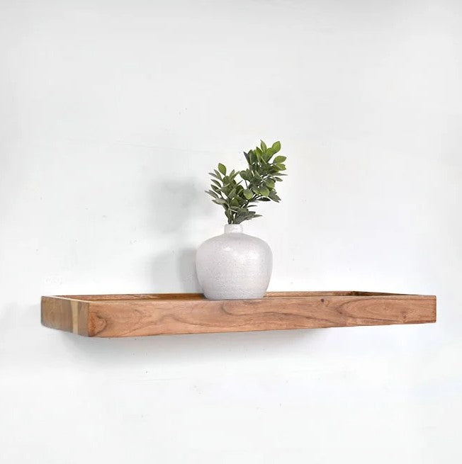 Floating Wood Shelf 32"