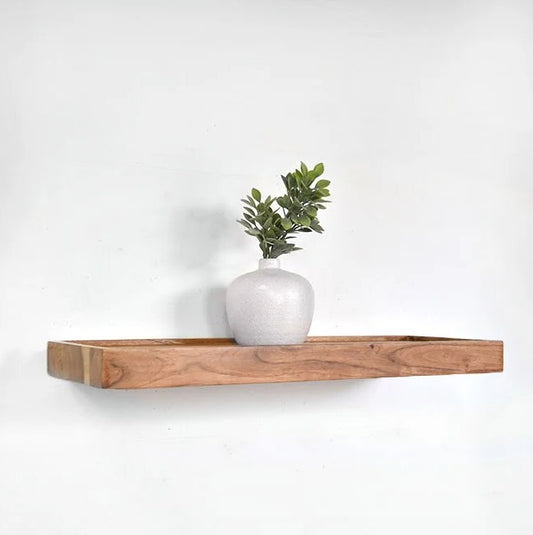 Floating Wood Shelf 32"