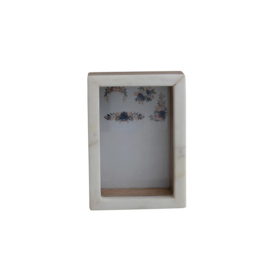 Marble Shadow Box Photo Frame