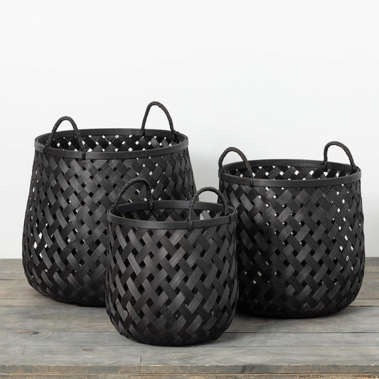 Charcoal Bamboo Basket